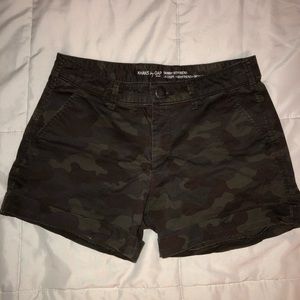 Camouflage Khaki Shorts